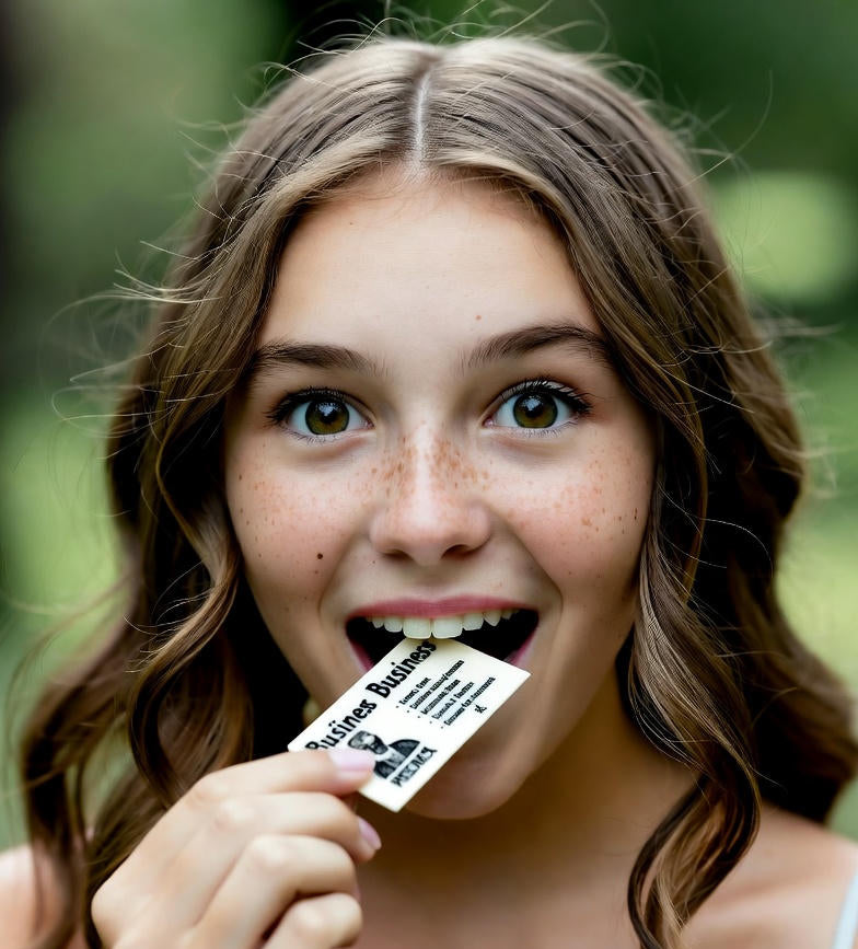 Edible business card